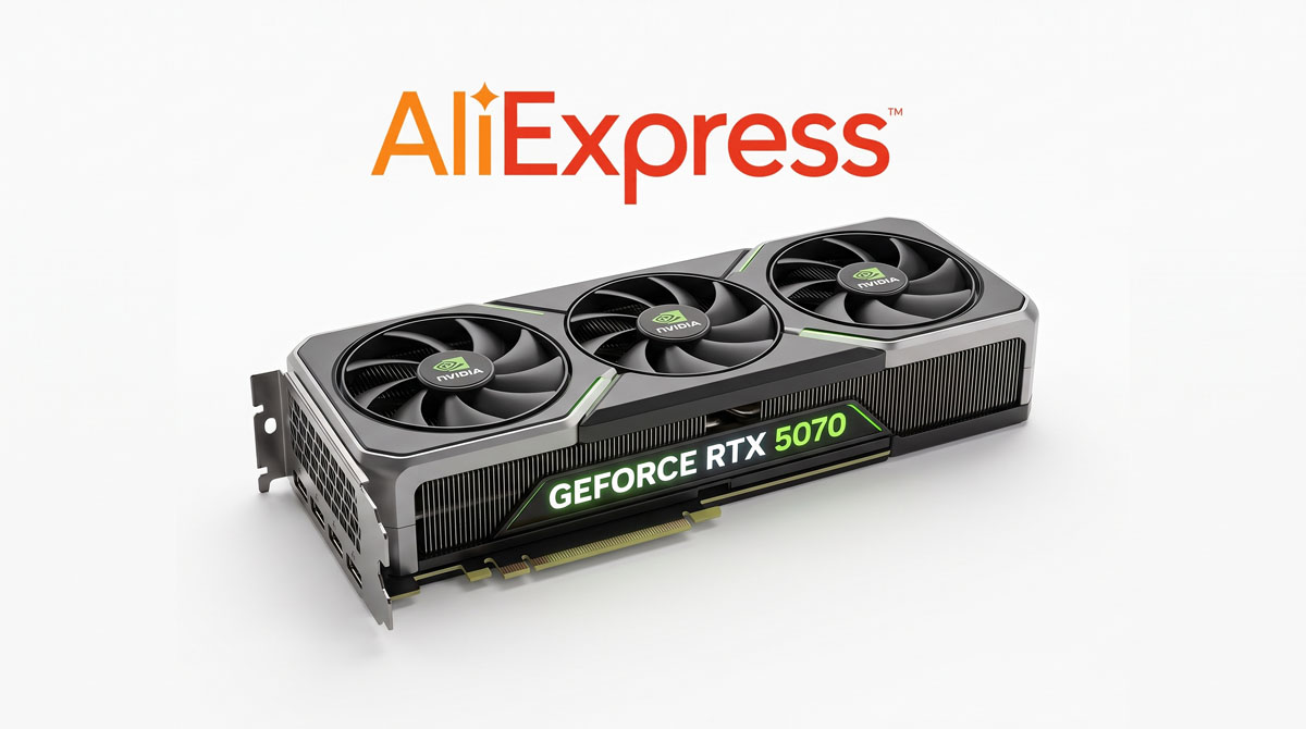 Blerja e NVIDIA GeForce RTX 5070 ne AliExpress